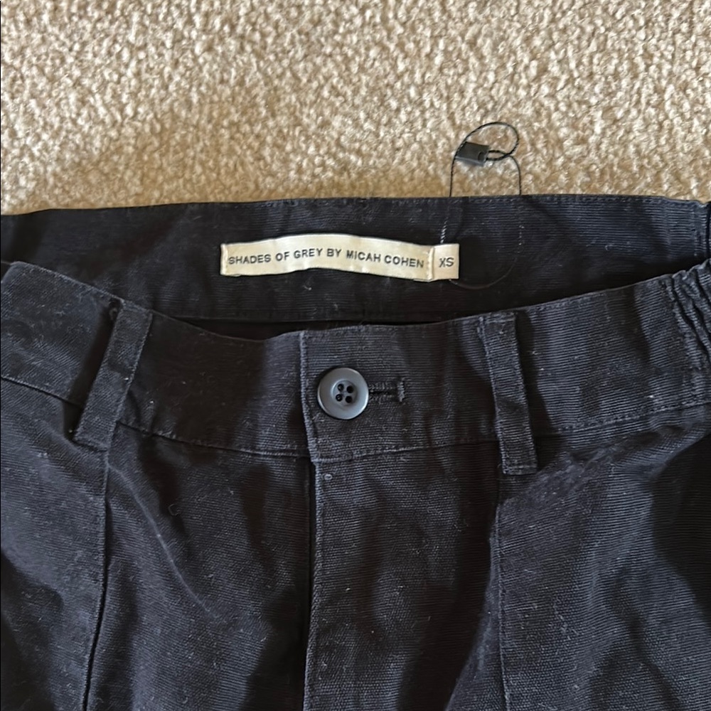 SHADES OF GREY BY MICAH COHEN Black Chinos